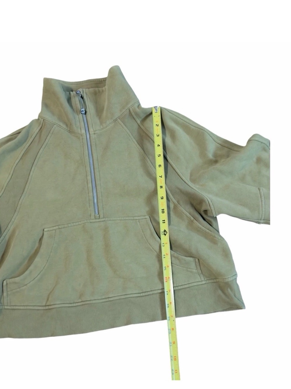 lululemon athletica Olive Green Half-Zip Pullover - Picture 6 of 8
